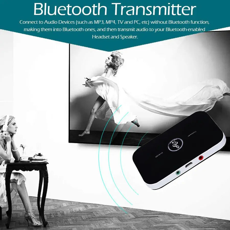 Upgraded Bluetooth 5.0 Audio Transmitter Receiver RCA 3.5mm