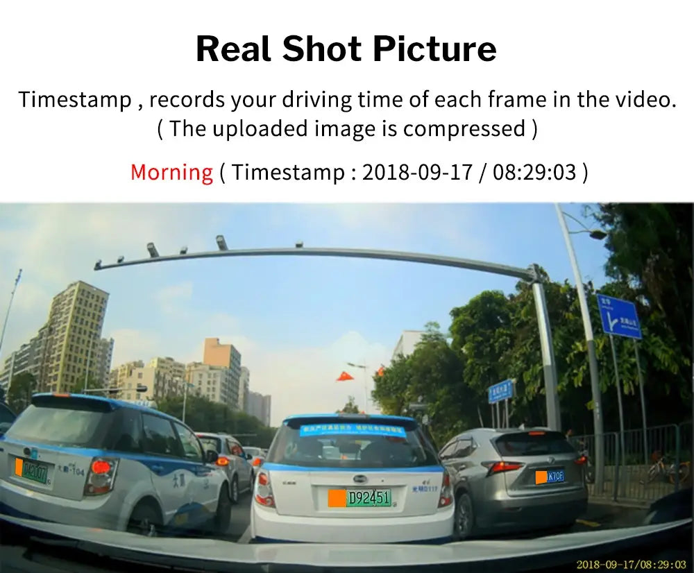 Deelife Car DVR 1296P Video Recorder Dash Cam