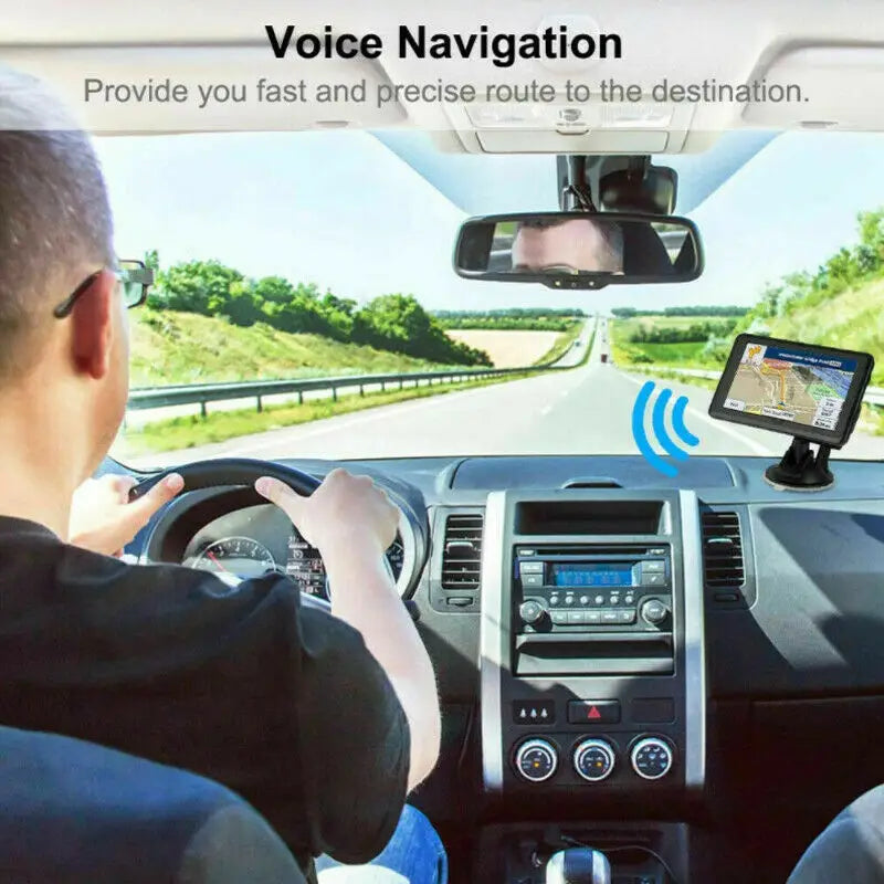 Car/ Truck GPS Navigation 7.0’’ HD Touch Screen FM + 8GB Bult