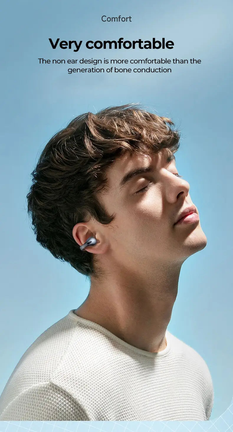 New i110 Sports Bluetooth Headset Bone Conduction Ear Clip Noise Reduction Does Not Reach The 5.3 Universal