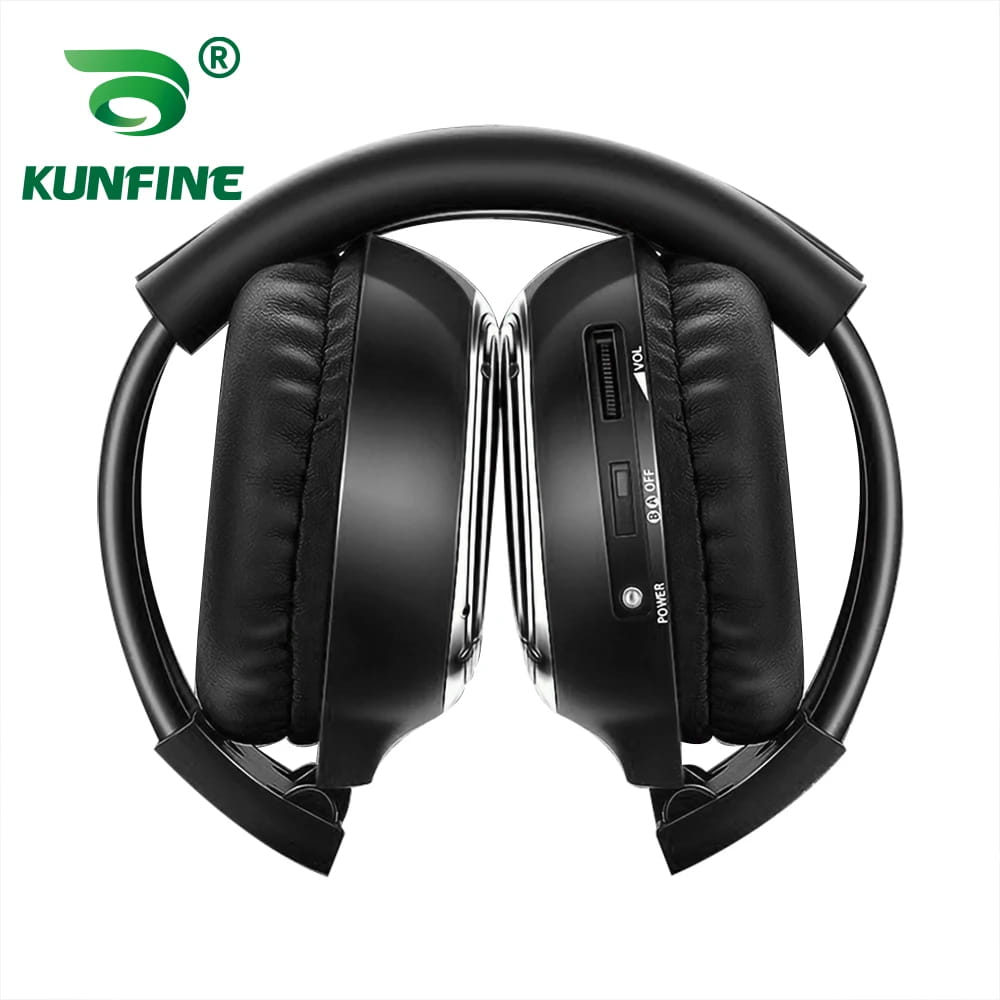 Universal Wireless Infrared IR Headphones For Ipad MP3 Earphon Car Stereo Radio Auto Roof Monitor Headset Dual Channel