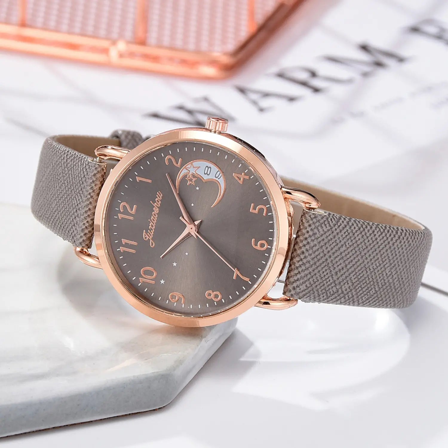 Women Watches Luxury Leather Band Watch Dress Clock Lady