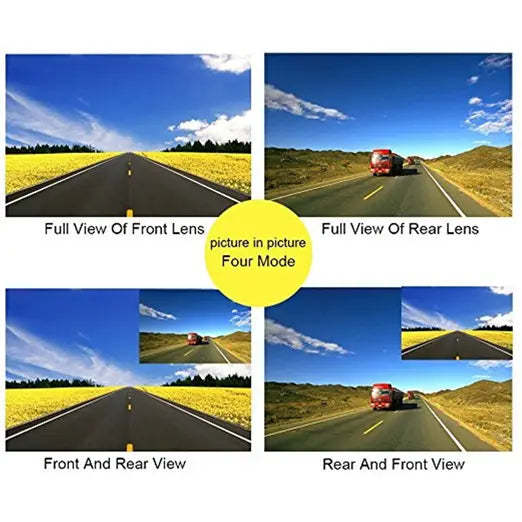 Factory wholesale Car Dash Cam 4.3’’ LCD FHD 1080p Dual