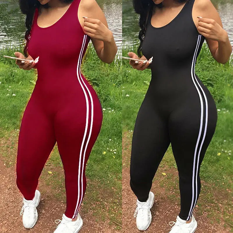 New Bodycon Pants Long Jumpsuits Women Macacao Party Rompers Sleeveless Overalls Retro Strapless Playsuits Oversized