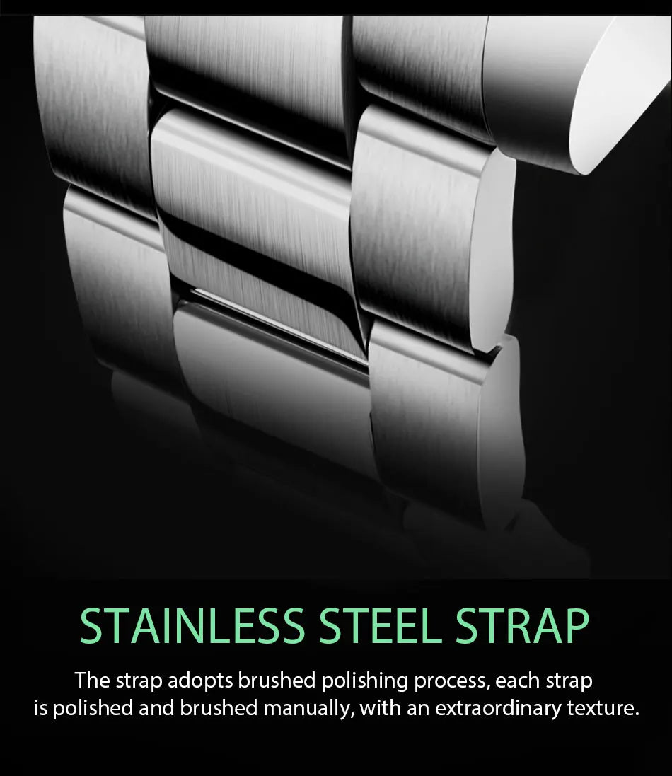 LIGE Top Brand Luxury Watches for Men Casual Sport Fashion Military Stainless Steel Wrist Auto Date Man Watch Clock