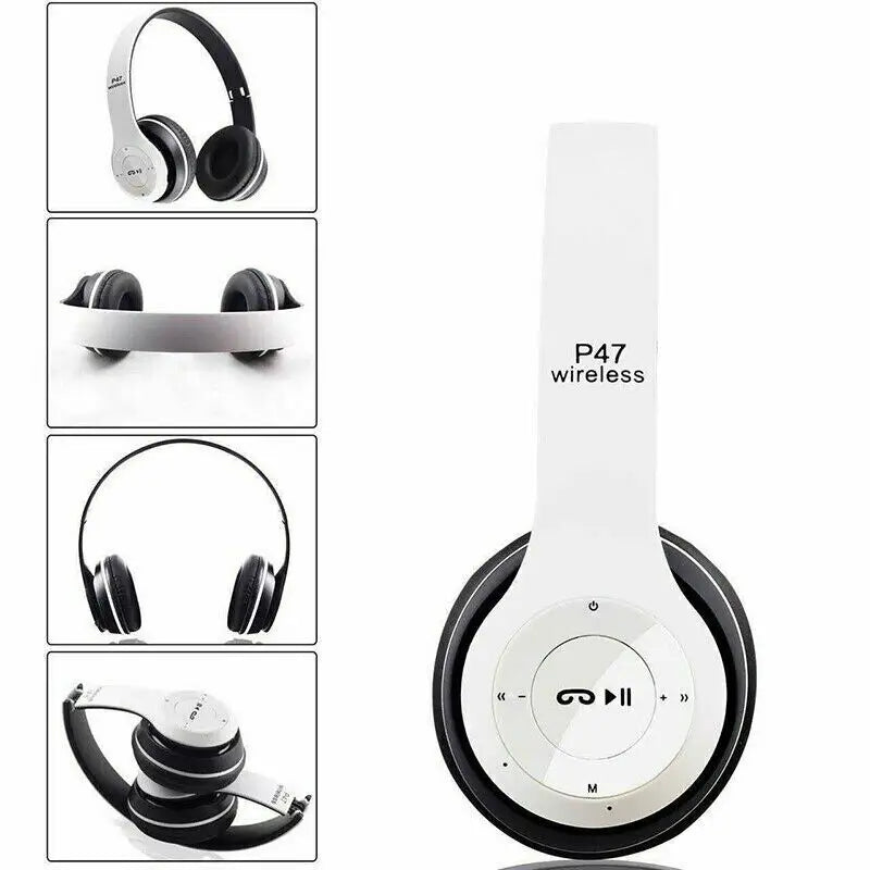 Multifunctional Wireless Stereo Bluetooth Headphone MP3 Player FM Radio Headset for iOS Android Men Women
