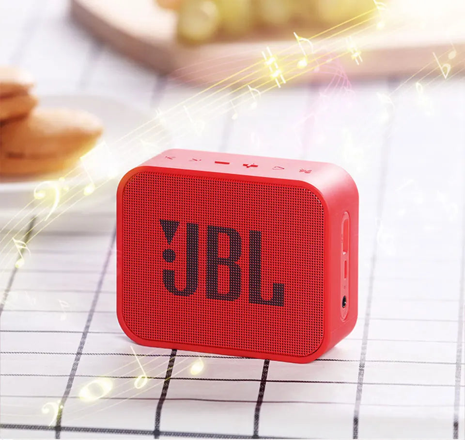 JBL GO Player Wireless Bluetooth Speaker Outdoor Portable Mini FM Radio TF Card Bass Sound Rechargeable Battery with Mic