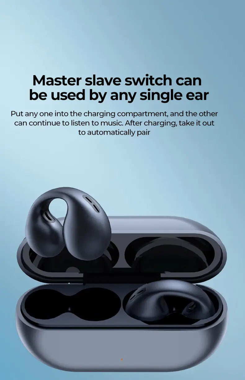 New i110 Sports Bluetooth Headset Bone Conduction Ear Clip Noise Reduction Does Not Reach The 5.3 Universal