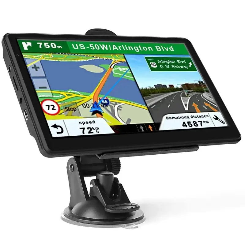 Car/ Truck GPS Navigation 7.0’’ HD Touch Screen FM + 8GB Bult