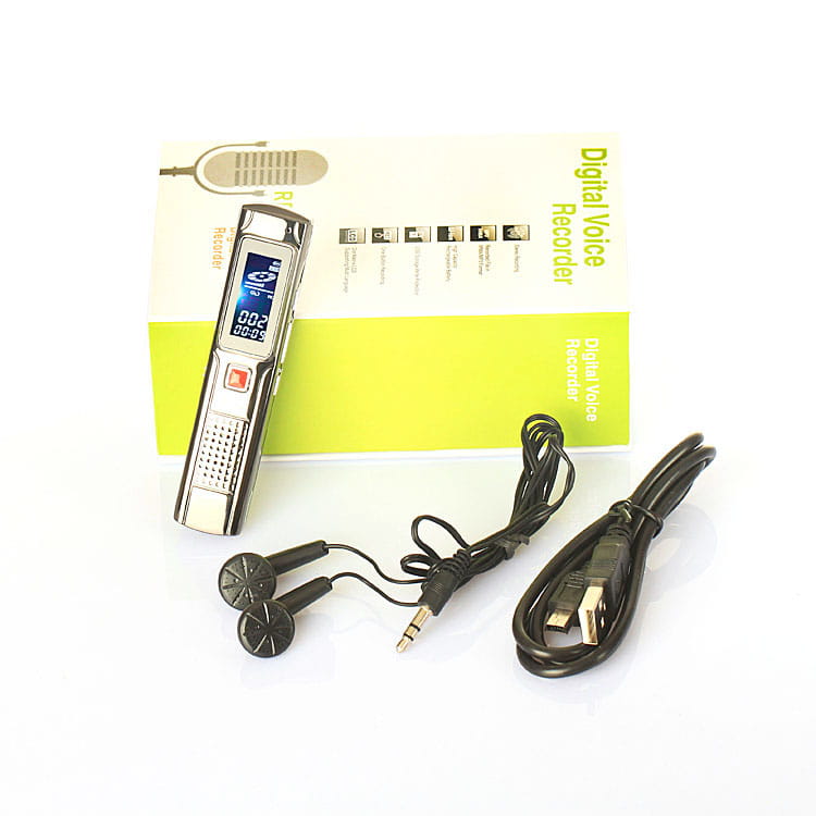 LCD WAV MP3 Player Lectures Meeting Mini Portable Recording