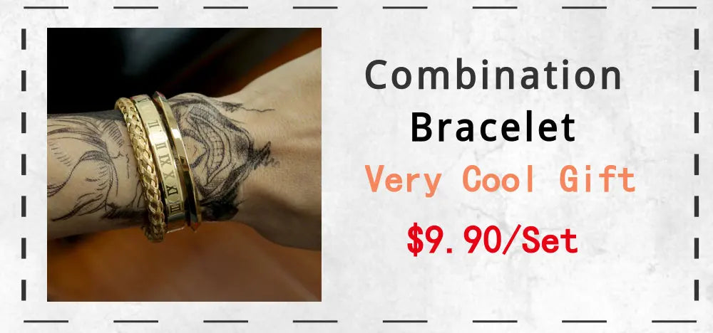 Men Bracelet jewelry 4pcs/set crown charms Macrame beads Bracelets Braiding Man Luxury Jewelry for women bracelet gift