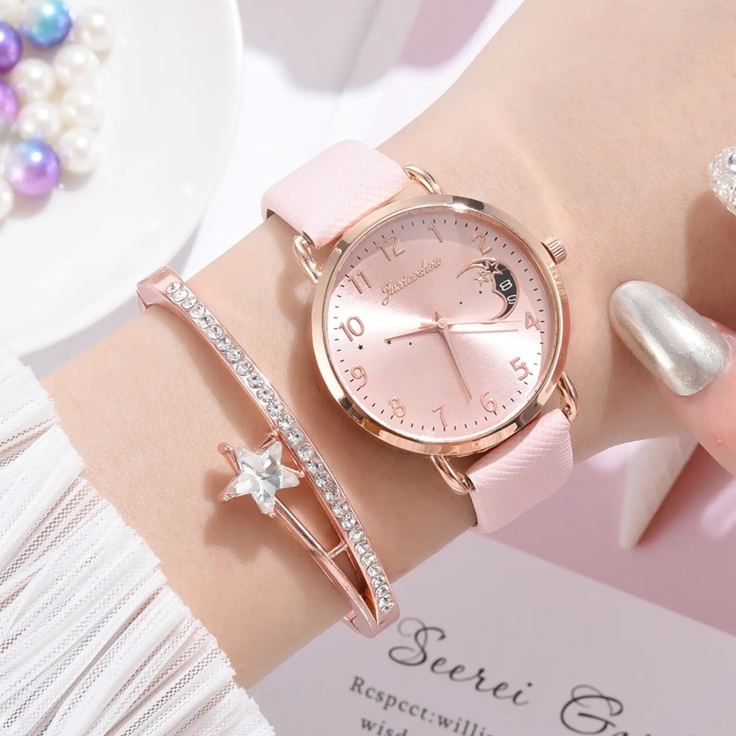 Women Watches Luxury Leather Band Watch Dress Clock Lady