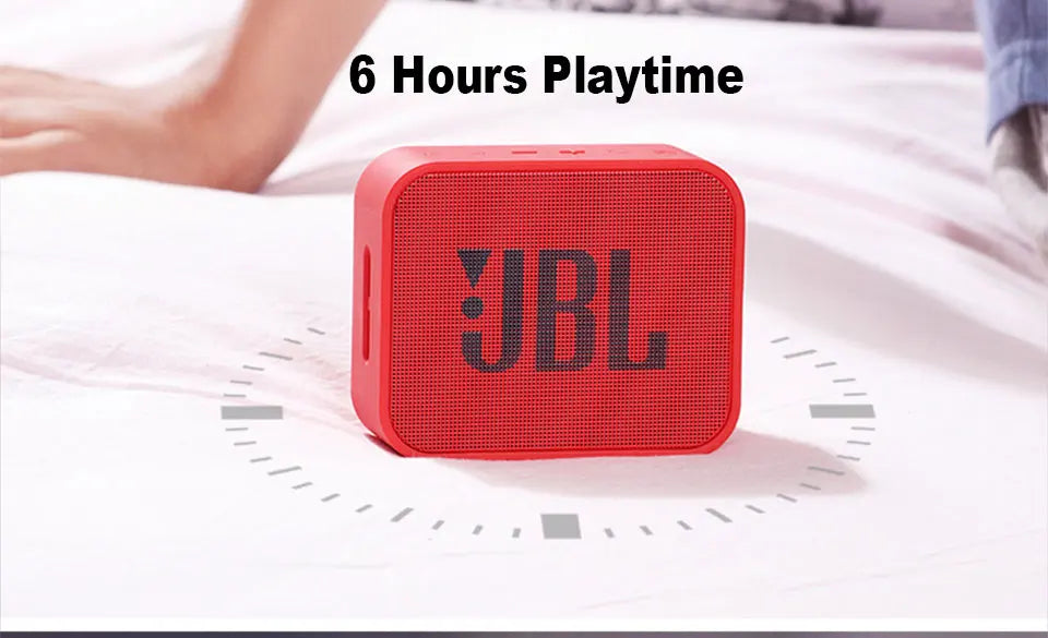 JBL GO Player Wireless Bluetooth Speaker Outdoor Portable Mini FM Radio TF Card Bass Sound Rechargeable Battery with Mic