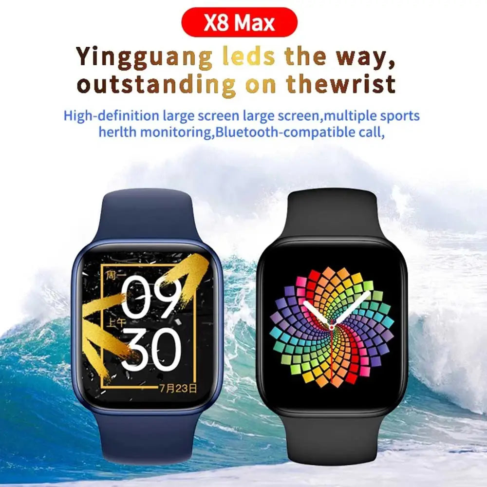 X8 MAX Smartwatch: Waterproof & Bluetooth
