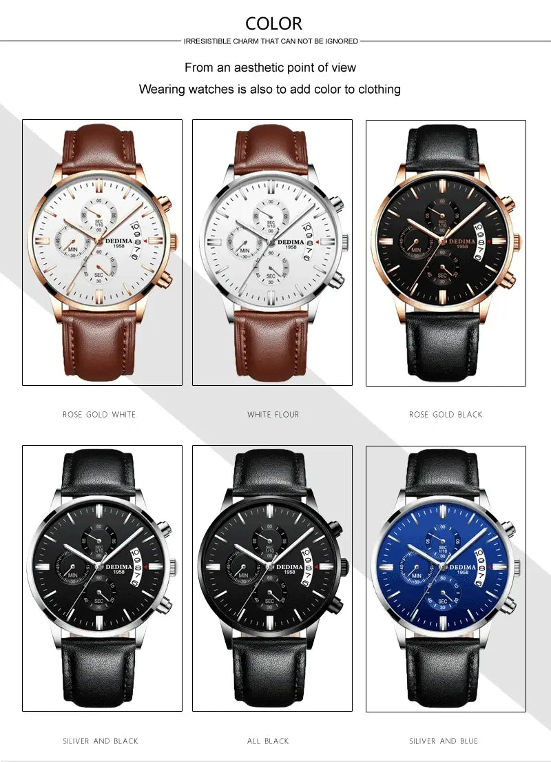 DEDIMA Men’s Luxury Watch