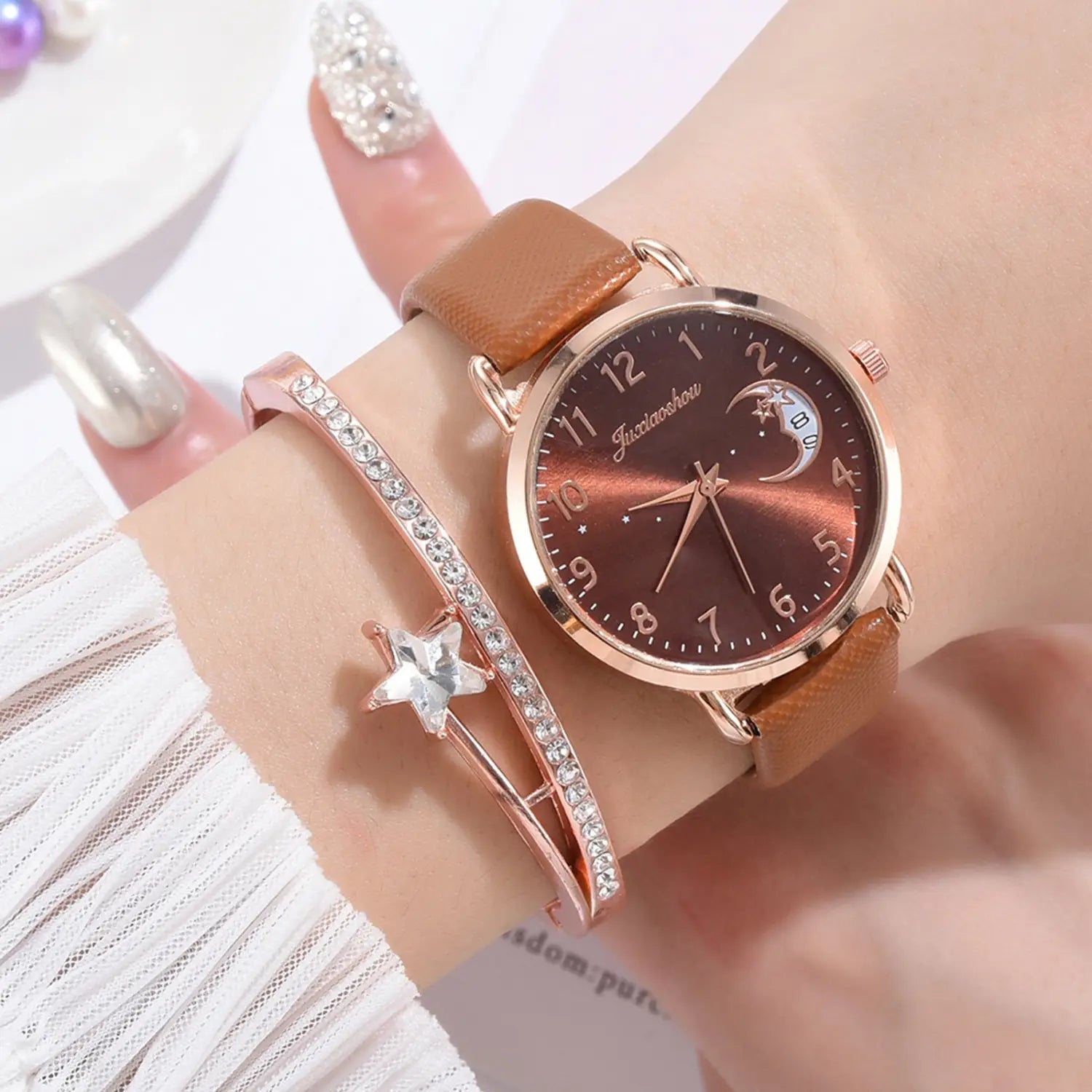 Women Watches Luxury Leather Band Watch Dress Clock Lady