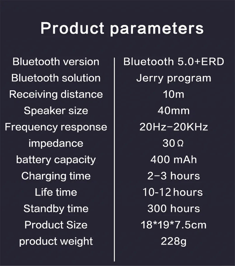 Wireless Headphones Bluetooth Headset