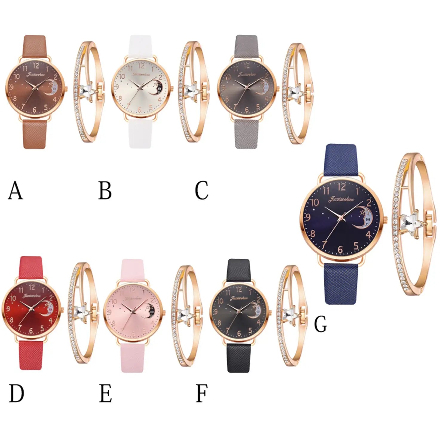 Women Watches Luxury Leather Band Watch Dress Clock Lady