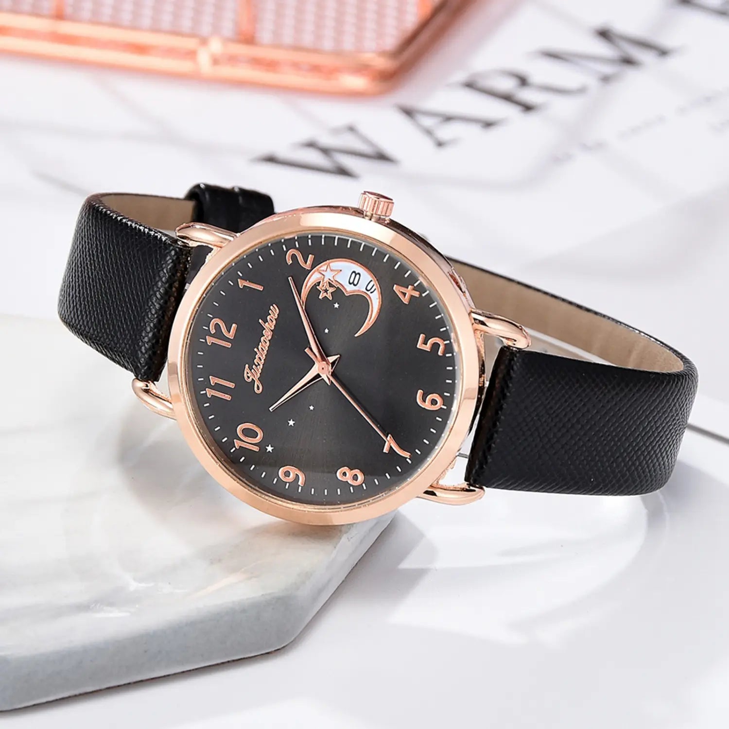 Women Watches Luxury Leather Band Watch Dress Clock Lady