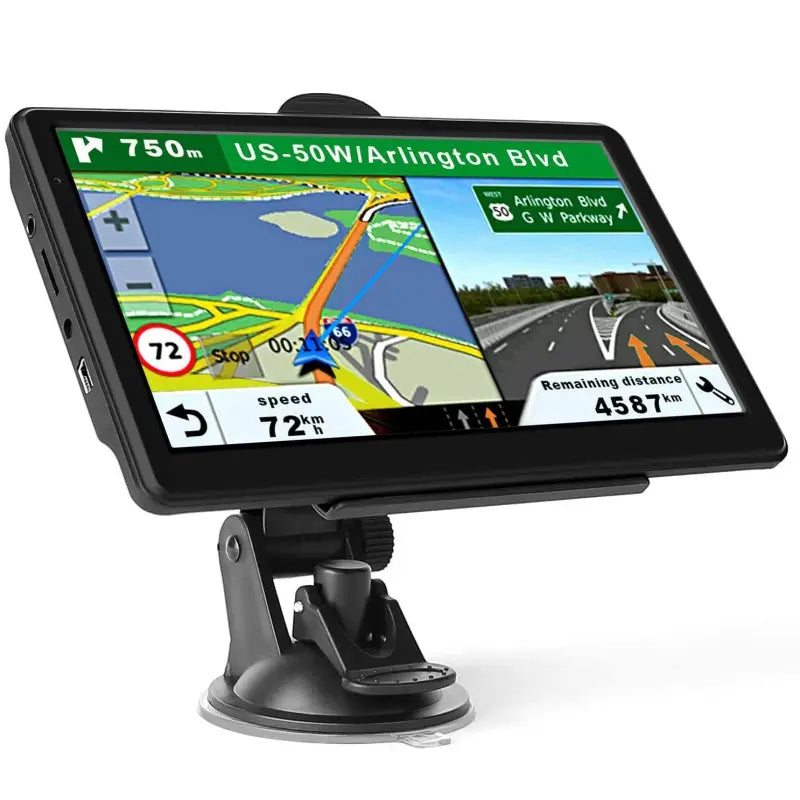 Car/ Truck GPS Navigation 7.0’’ HD Touch Screen FM + 8GB Bult