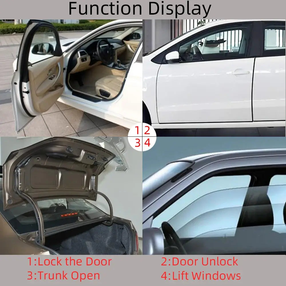 Universal Car Alarm Systems Auto Remote Central Kit Door Lock Keyless APP With Contr Entry System Locking