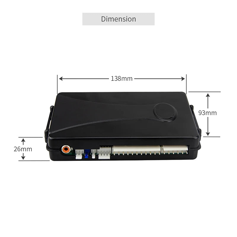 EASYGUARD 2 Way Car Alarm System remote auto Start LCD Pager Display vibration alarm universal DC12V shock sensor