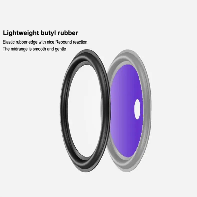 2pcs 6.5Inch 90W Subwoofer Car Speakers Heavy Mid-bass Modified Auto Audio Full Range Frequency Automotive