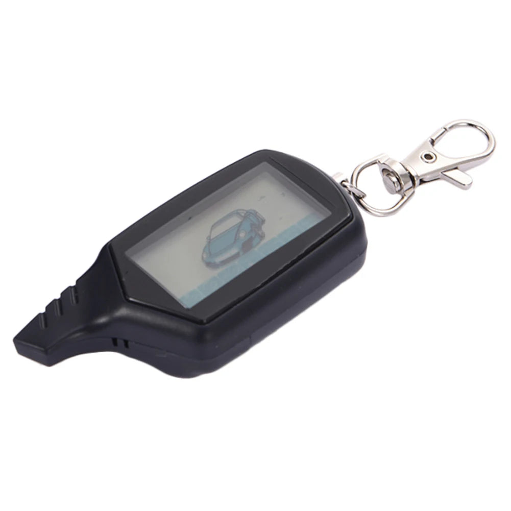 English Russian Version B9 Two-way Start Car Alarm Burglar System Remote Control With Silicone Cover Gift