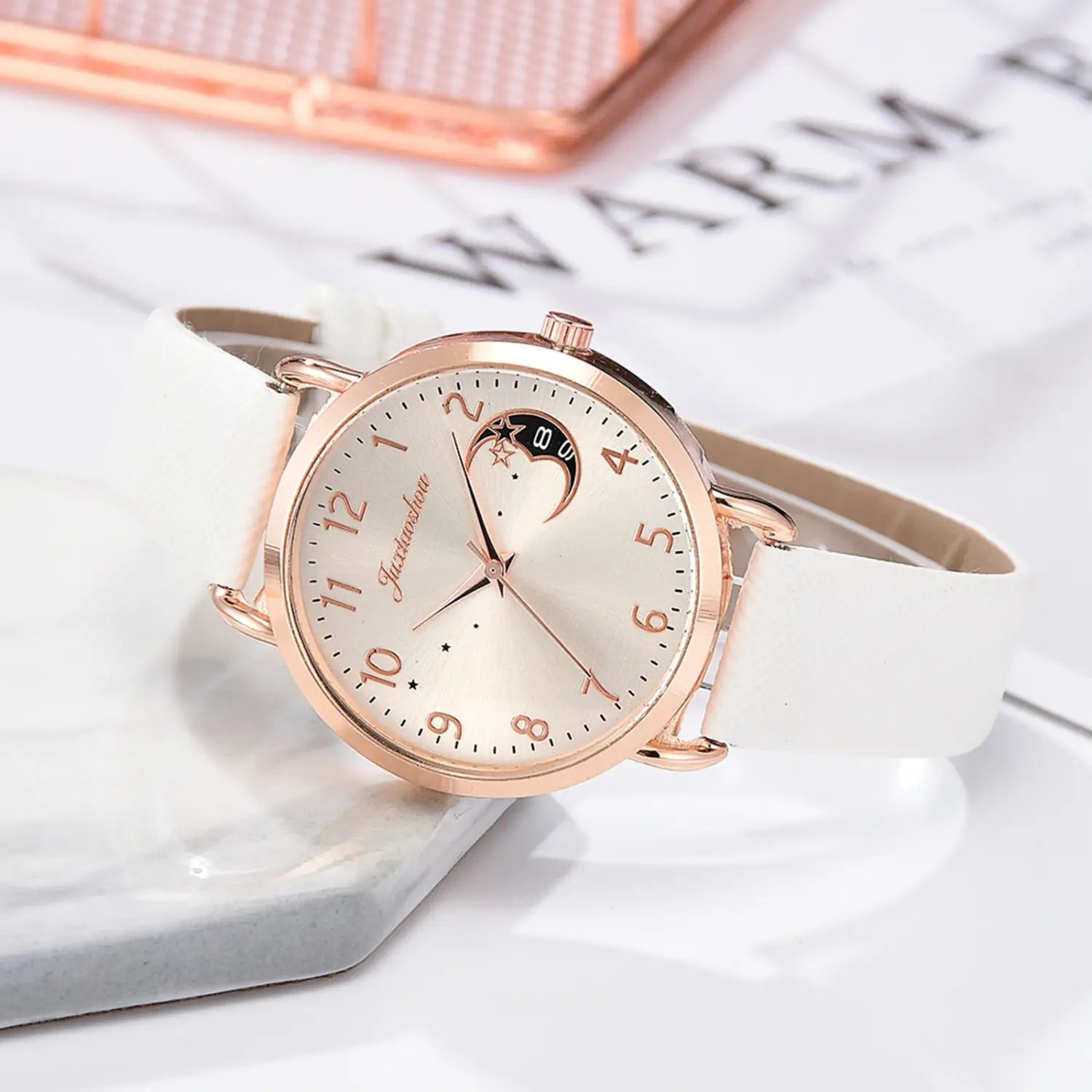 Women Watches Luxury Leather Band Watch Dress Clock Lady