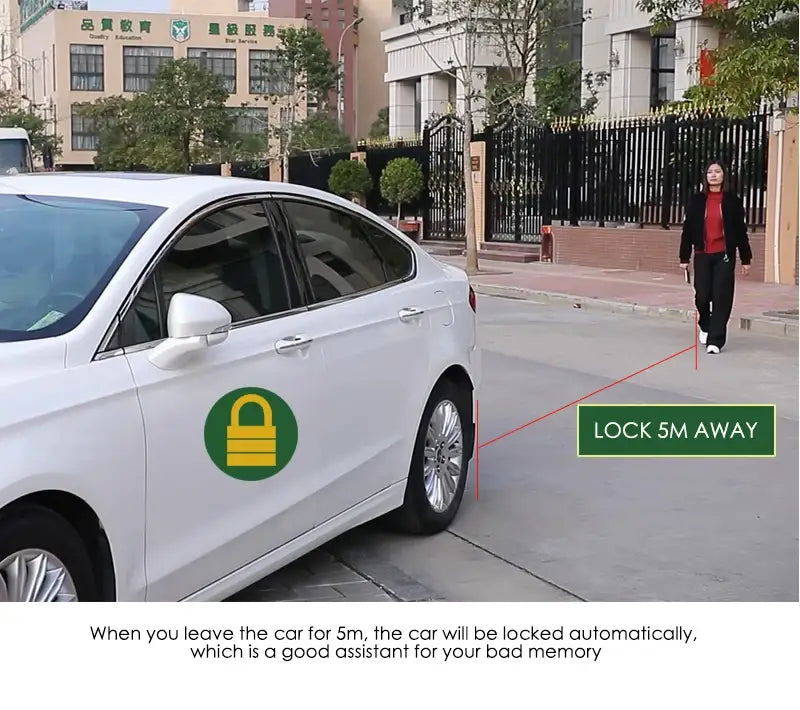 Universal Smart Key Central Locking Door Lock SmartPhone APP Auto Remote Keyless System Passive Trunk Car Alarm MP686B