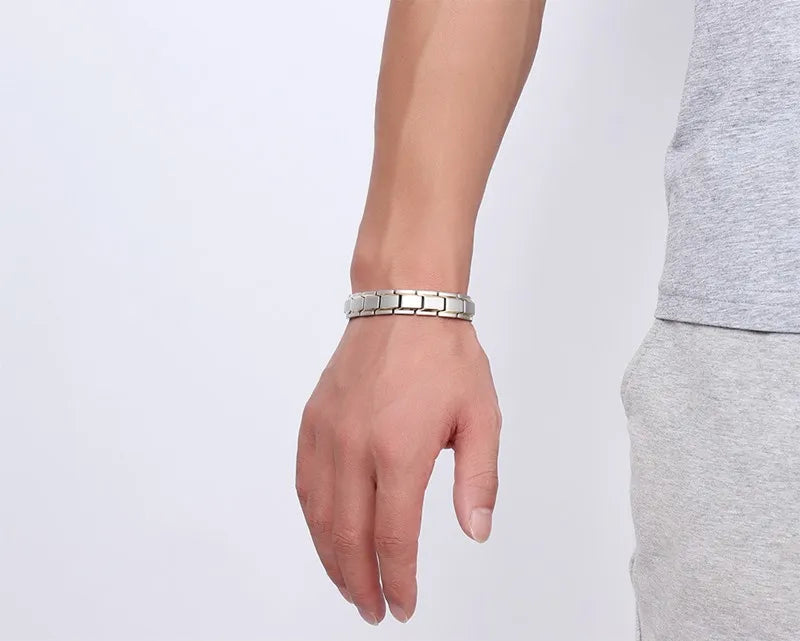 Vnox Trendy Magnet Bracelet Bangle for Women Men