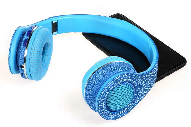 TOPROAD Casque Auriculares Bluetooth Headset Glowing LED Big Wireless Earphone Head Phone