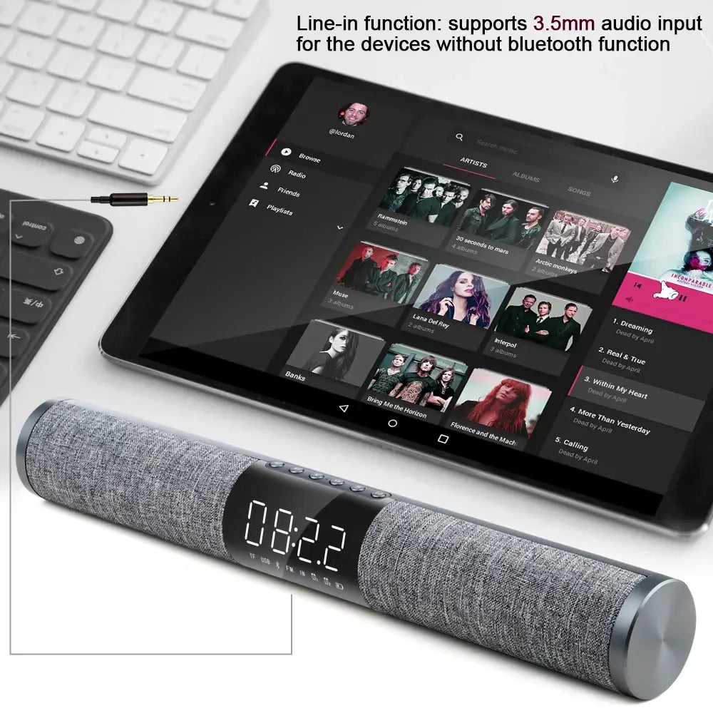 TOPROAD Bluetooth Soundbar with Subwoofer
