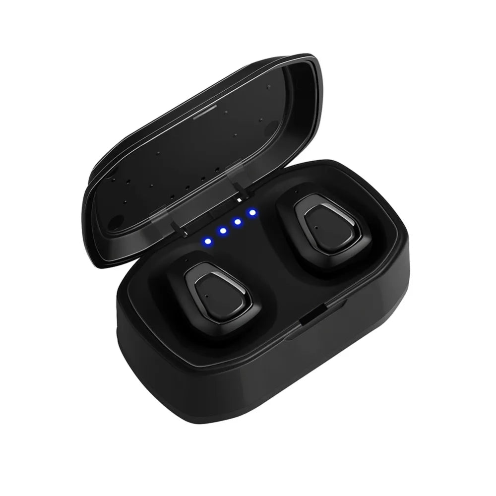 A7 TWS Wireless Bluetooth Headset Stereo Handfree Sports Earphone With Charging Box For iphone Android PK X2T i7/i7s