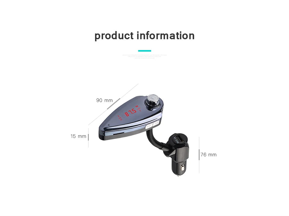 ANLUD Bluetooth Wireless Car Mp3 Player Handsfree Kit FM Transmitter Radio