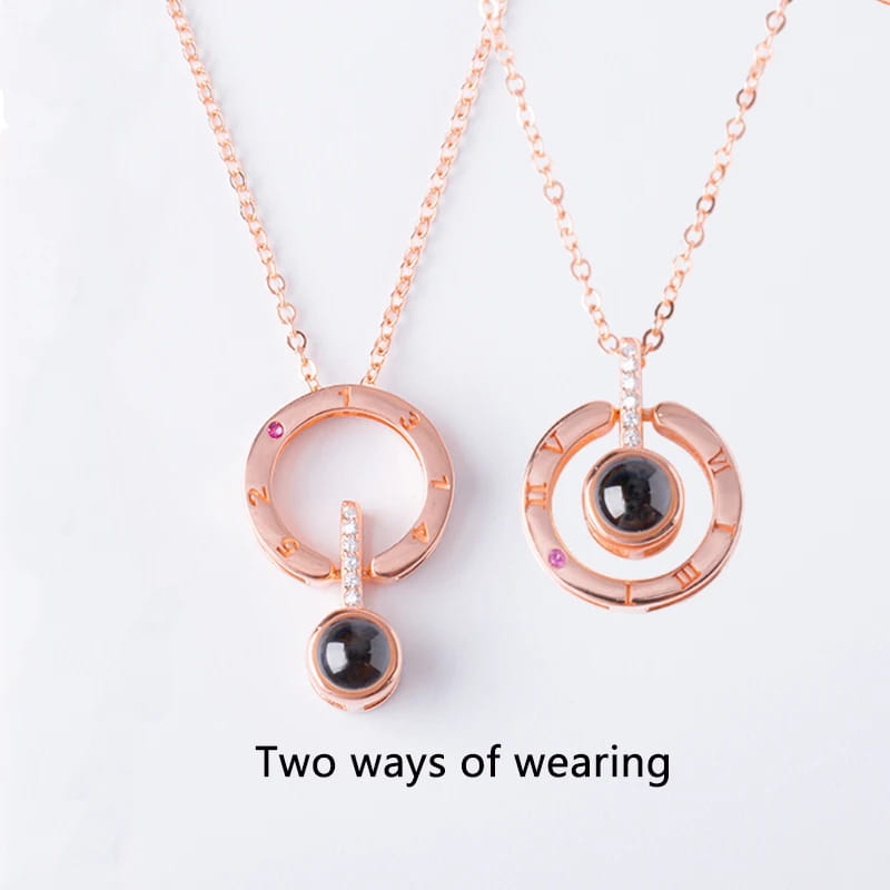 Romantic Projection Necklace for Weddings