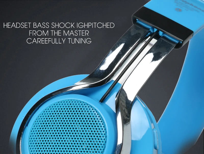 STN-18 Glowing Wireless Bluetooth Headphone Portable Headset Stereo Heavy Bass Earbuds LED Mic TF FM