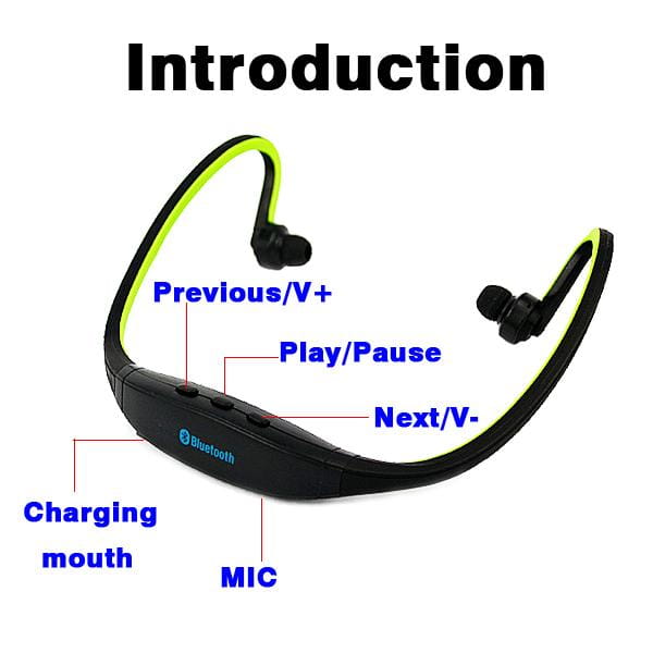 Bluetooth rear-mounted sports earphones Wireless dynamic