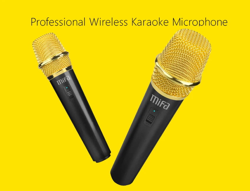Mifa M520 Bluetooth Speaker with Wireless Microphone Mobile Karaoke TWS Stereo