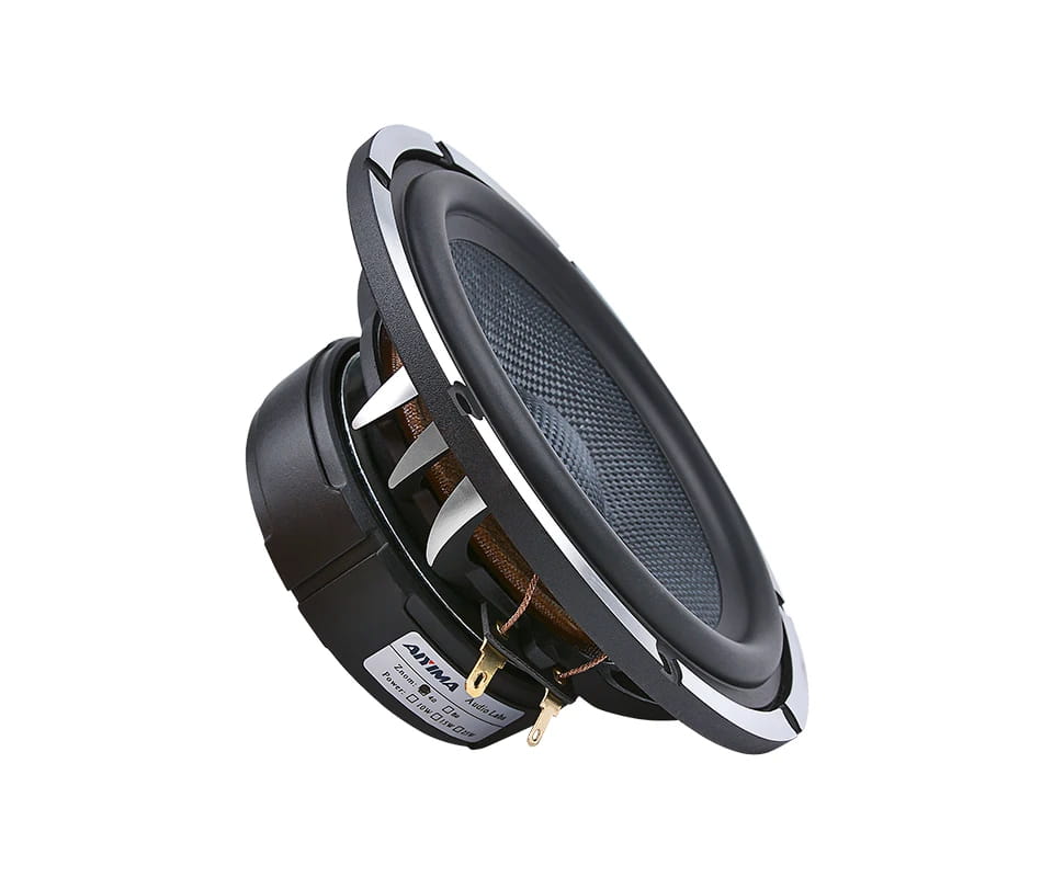AIYIMA 6.5 Inch Car Horn Audio Midrange Bass Speakers 4 8 Ohm 80 W Woofer Home Theater Aluminum Basin Frame Loudspeaker