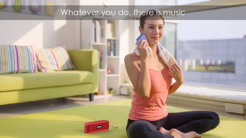 Lewinner 802 Mini Bluetooth speaker Portable Wireless Clumn Home Theater Sound System 3D stereo Music