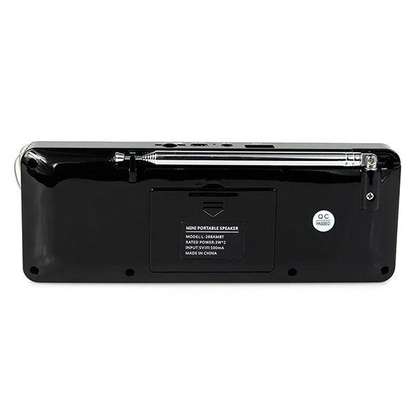 RETEKESS TR602 Digital Portable Radio AM FM Bluetooth Speaker Stereo MP3 Player TF/SD Card USB Drive Handsfree Call LED