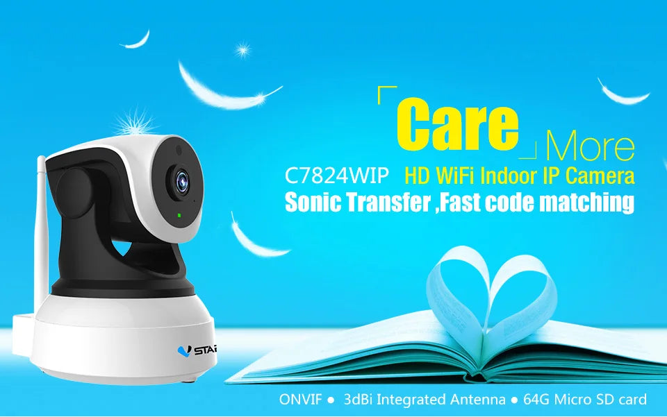 VStarcam HD Indoor Wireless 720P Security IP Camera Surveillance WiFi CCTV Pan