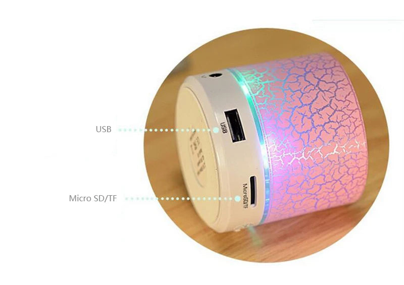 A9 LED Bluetooth Speaker Mini Speakers Hands Free Portable Wireless With TF Card Mic USB Audio Music Player