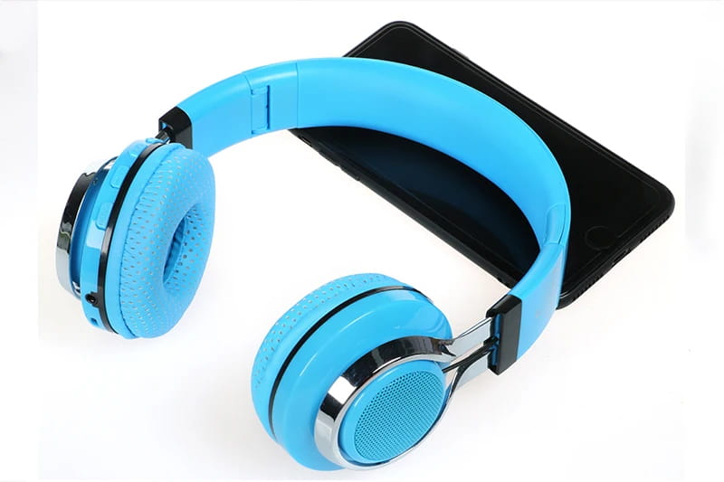 STN-18 Glowing Wireless Bluetooth Headphone Portable Headset Stereo Heavy Bass Earbuds LED Mic TF FM