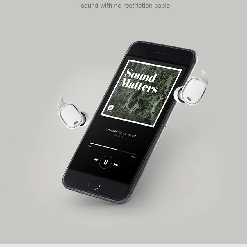 IPX4 Waterproof QCY T1 PRO TWS Touch Control Bluetooth Earphones Wireless Headset Noise Cancelling with MIC,750mAh