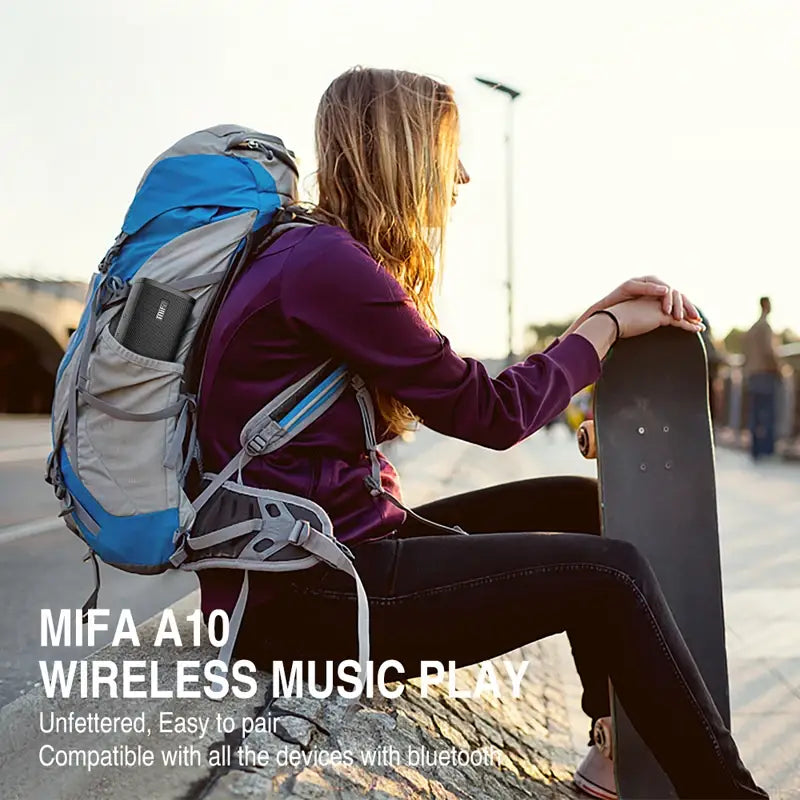 Mifa Portable Bluetooth speaker Wireless Outdoor Loudspeaker Sound System 10W stereo Music surround Waterproof