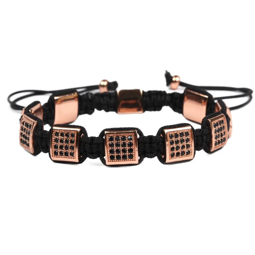 Charms Bracelet Men Jewelry Braiding Macrame Bracelets Pulseira Masculina Gift Erkek bileklik