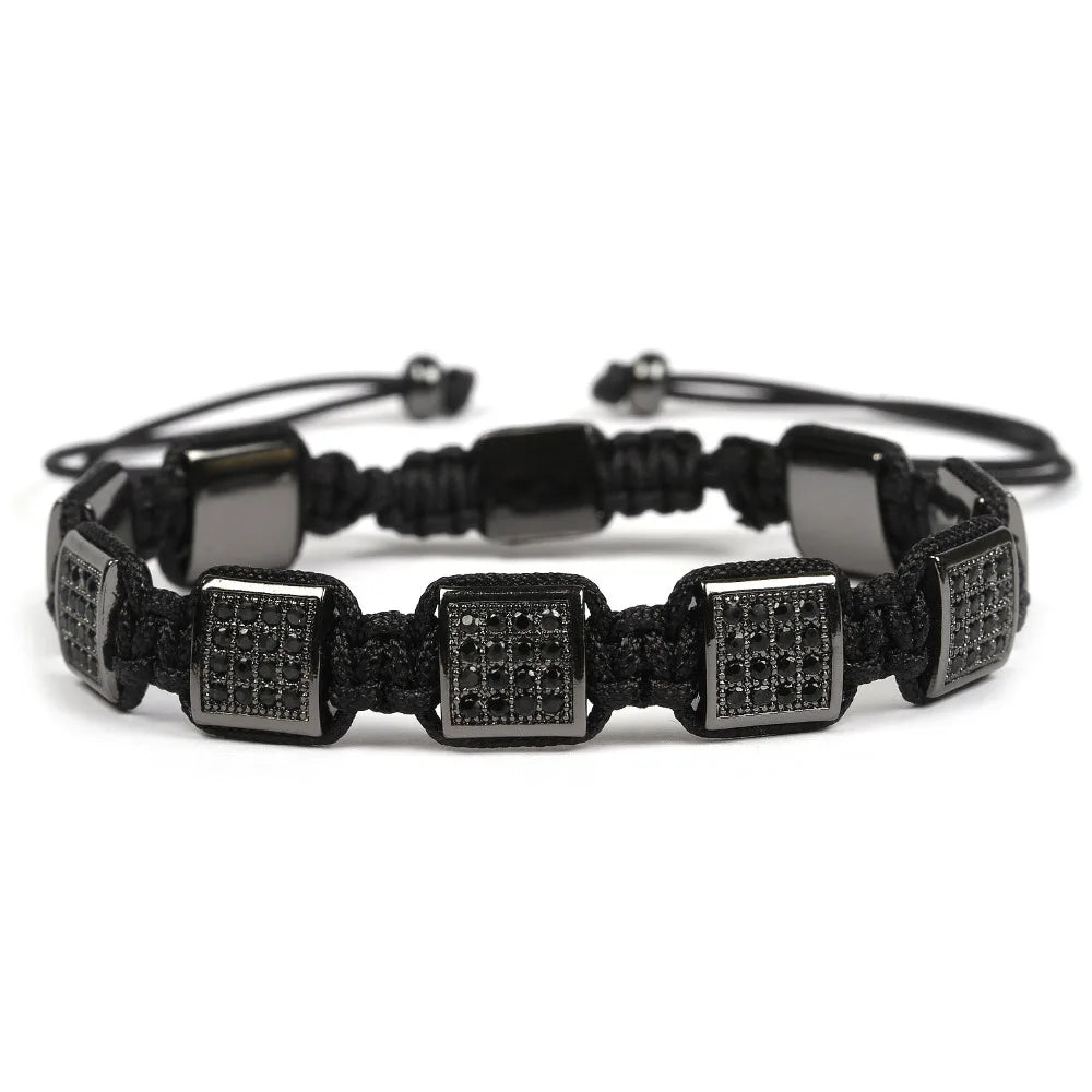 Charms Bracelet Men Jewelry Braiding Macrame Bracelets Pulseira Masculina Gift Erkek bileklik