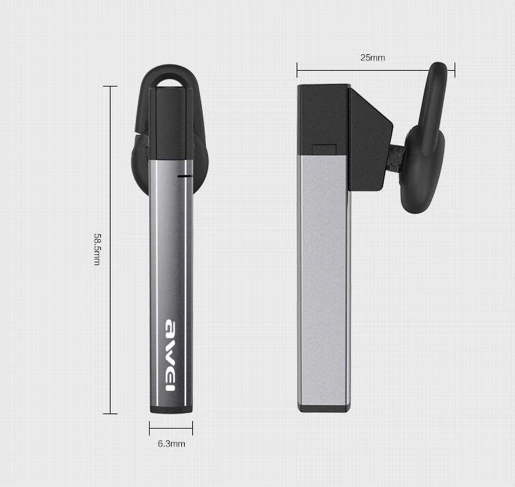 Awei A831BL Business Mono Wireless Earphone Bluetooth Headphones Hands Free With Microphone